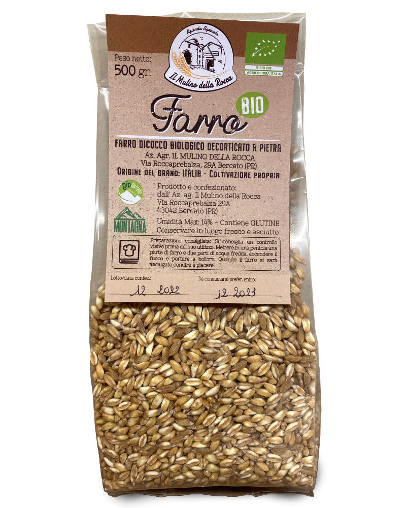 Farro Dicocco Bio decorticato a pietra